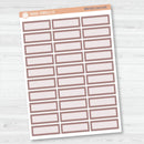 Quarter Box Label Planner Stickers | Bold Blooms Palette | BB-020-025