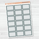 Half Box Label Planner Stickers | Bold Blooms Palette | BB-026-031