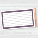 A5 Lined Box Dashboard Planner Stickers | Bold Blooms Palette | BB-048-053