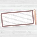 7x9 Lined Box Dashboard Planner Stickers | Bold Blooms Palette | BB-060-065