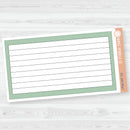 A5 Lined Dashboard Planner Stickers | EC Palette Jan to June | F19 | ECP-138-ECP-143