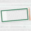 7x9 Habit Tracker Dashboard Planner Stickers | EC Palette Jan to June | ECP-150-ECP-155