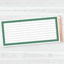 7x9 Lined Box Dashboard Planner Stickers | EC Palette Jan to June | ECP-162-ECP-167