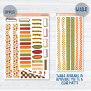 Autumn Leaves Universal Planner Kit | Journal Style Planner Kit Stickers | U-019