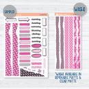 Breast Cancer Awareness Universal Planner Kit | Journal Style Planner Kit Stickers | U-020