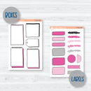 Breast Cancer Awareness Universal Planner Kit | Journal Style Planner Kit Stickers | U-020