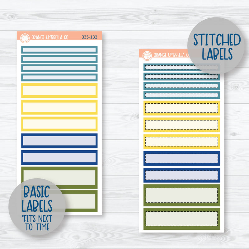 Summer Lemons | 7x9 Daily Duo Planner Kit Stickers | Italian Villa | 335-131