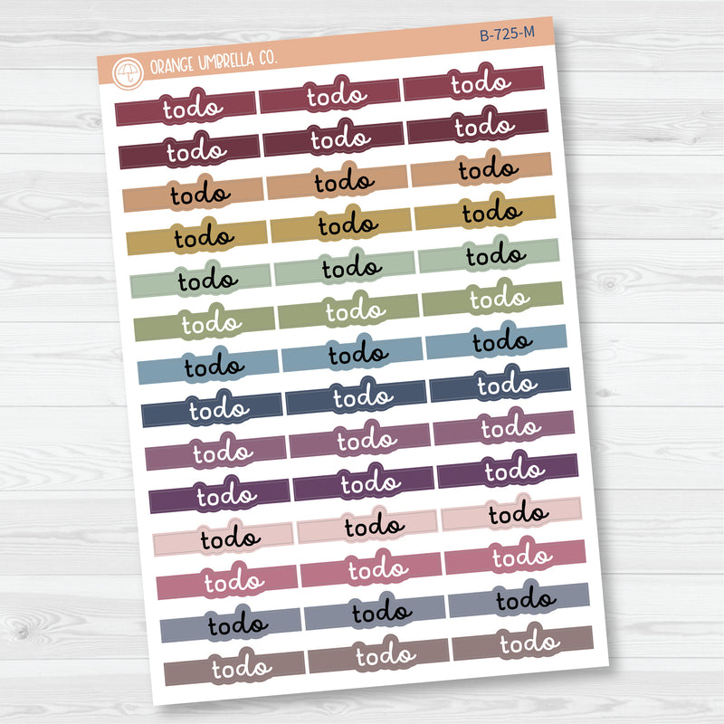 To Do Appointment Headers Planner Stickers | FC16 | B-725