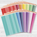 Washi Planner Stickers | Rainbow Palette | C-344-C-357