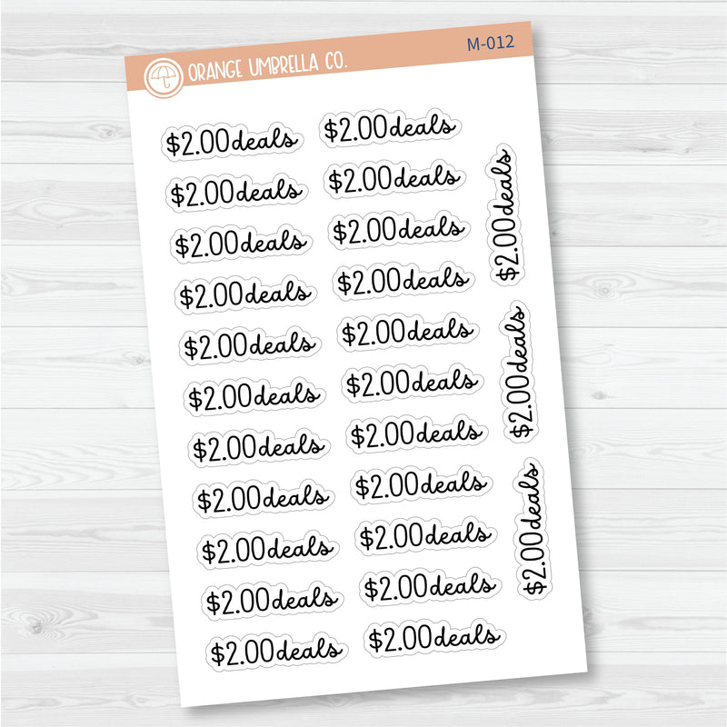 OUC Special Promotions Planner Stickers | F16 | M-011-M-012