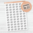Hand Doodled Credit Card Icon Planner Stickers | Clear Matte | I-473-BCM