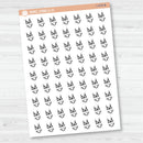 Hand Doodled Lingerie Icon Planner Stickers | I-474