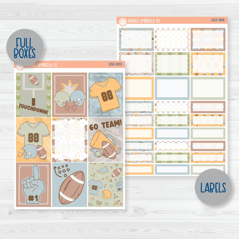 Football Game | Weekly Planner Kit Stickers | Tailgate | 102-001