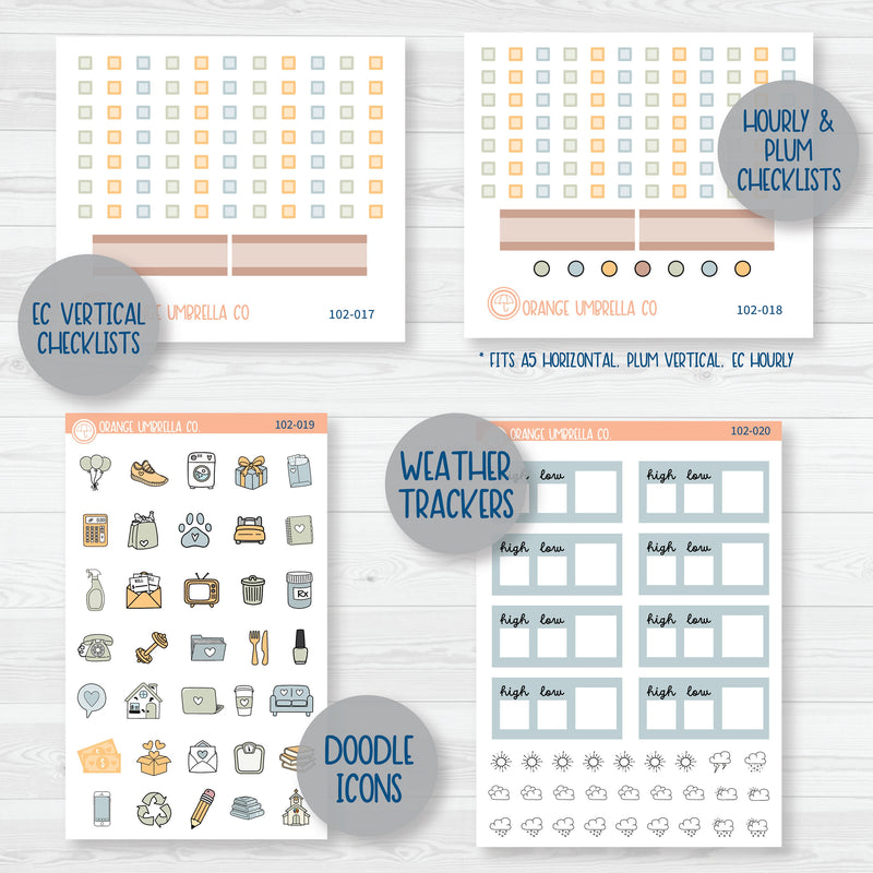 Football Game | Weekly Add-On Planner Kit Stickers | Tailgate | 102-012