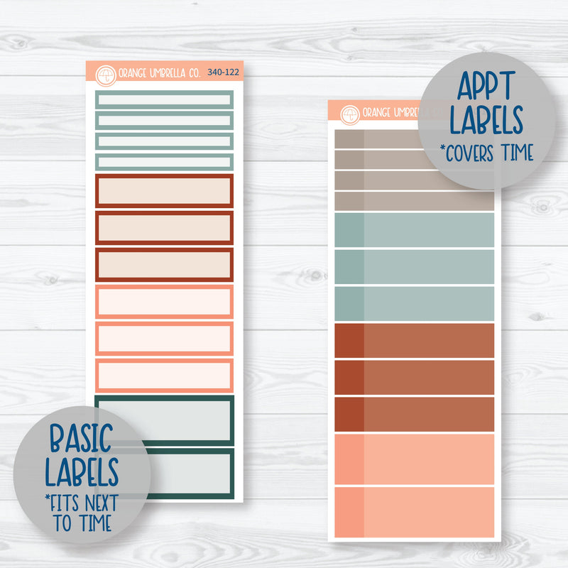 Fall Autumn Stickers | A5 Daily Duo Planner Kit Stickers | Fall Farmer's Market | 340-121