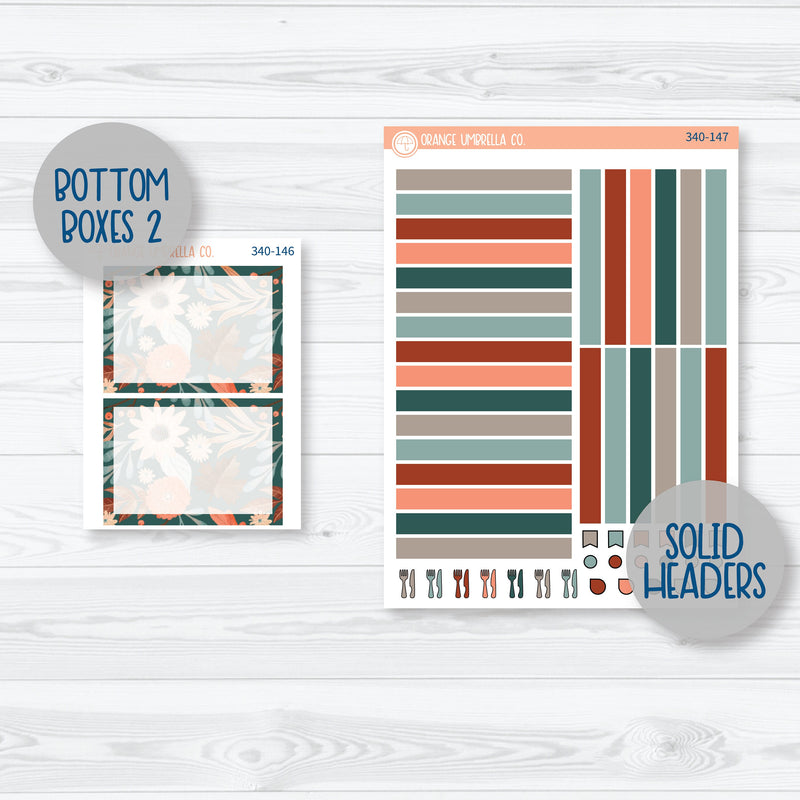 Fall Autumn Stickers | A5 Plum Daily Planner Kit Stickers | Fall Farmer's Market | 340-141