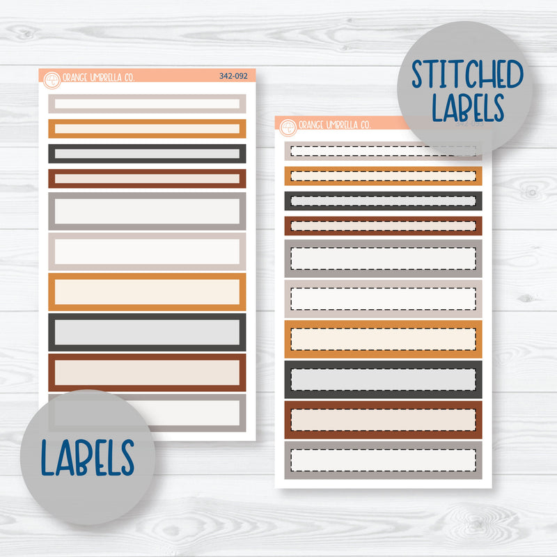 Owl Planner Kit | 7x9 Compact Vertical Planner Kit Stickers | Side Eye | 342-091