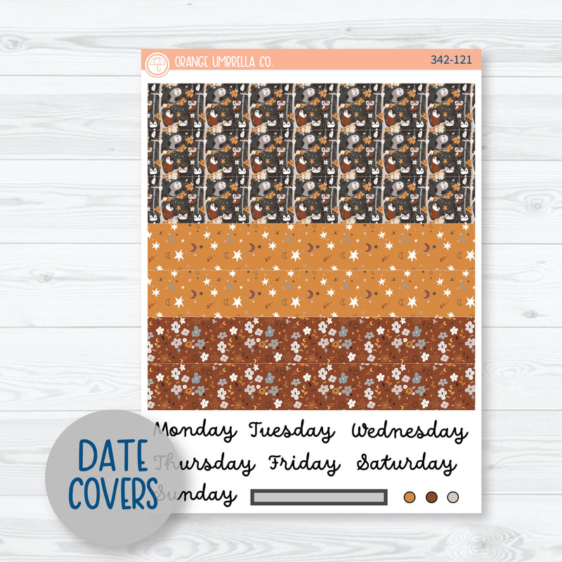 Owl Planner Kit | A5 Daily Duo Planner Kit Stickers | Side Eye | 342-121