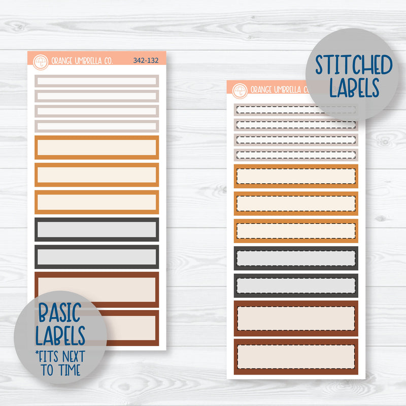 Owl Planner Kit | 7x9 Daily Duo Planner Kit Stickers | Side Eye | 342-131