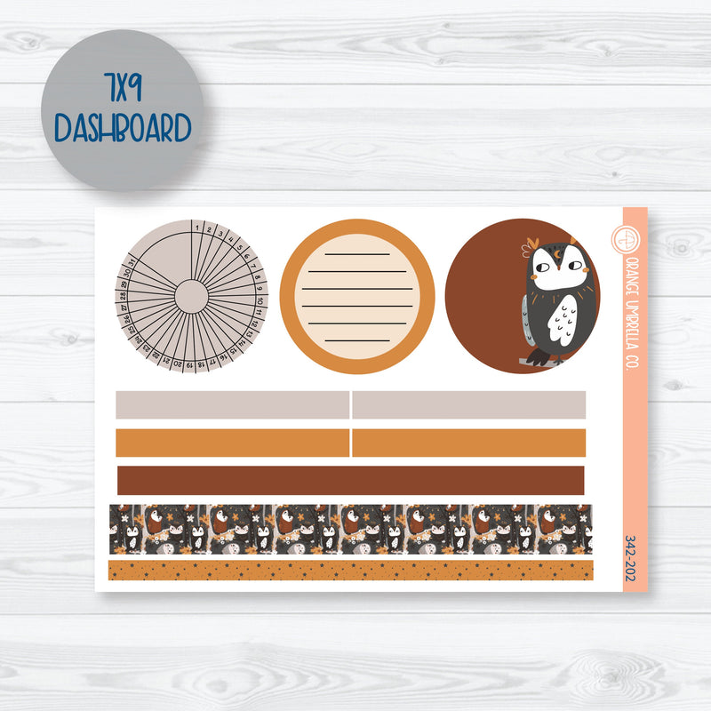 Owl Planner Kit | Plum Dashboards Planner Kit Stickers | Side Eye | 342-201