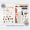 Coffee Lovers Universal Planner Kit | Journal Style Planner Kit Stickers | U-021