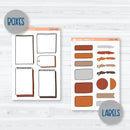 Coffee Lovers Universal Planner Kit | Journal Style Planner Kit Stickers | U-021