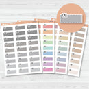 Call Hobonichi Color Stitched Quarter BoxPlanner Stickers | L-510