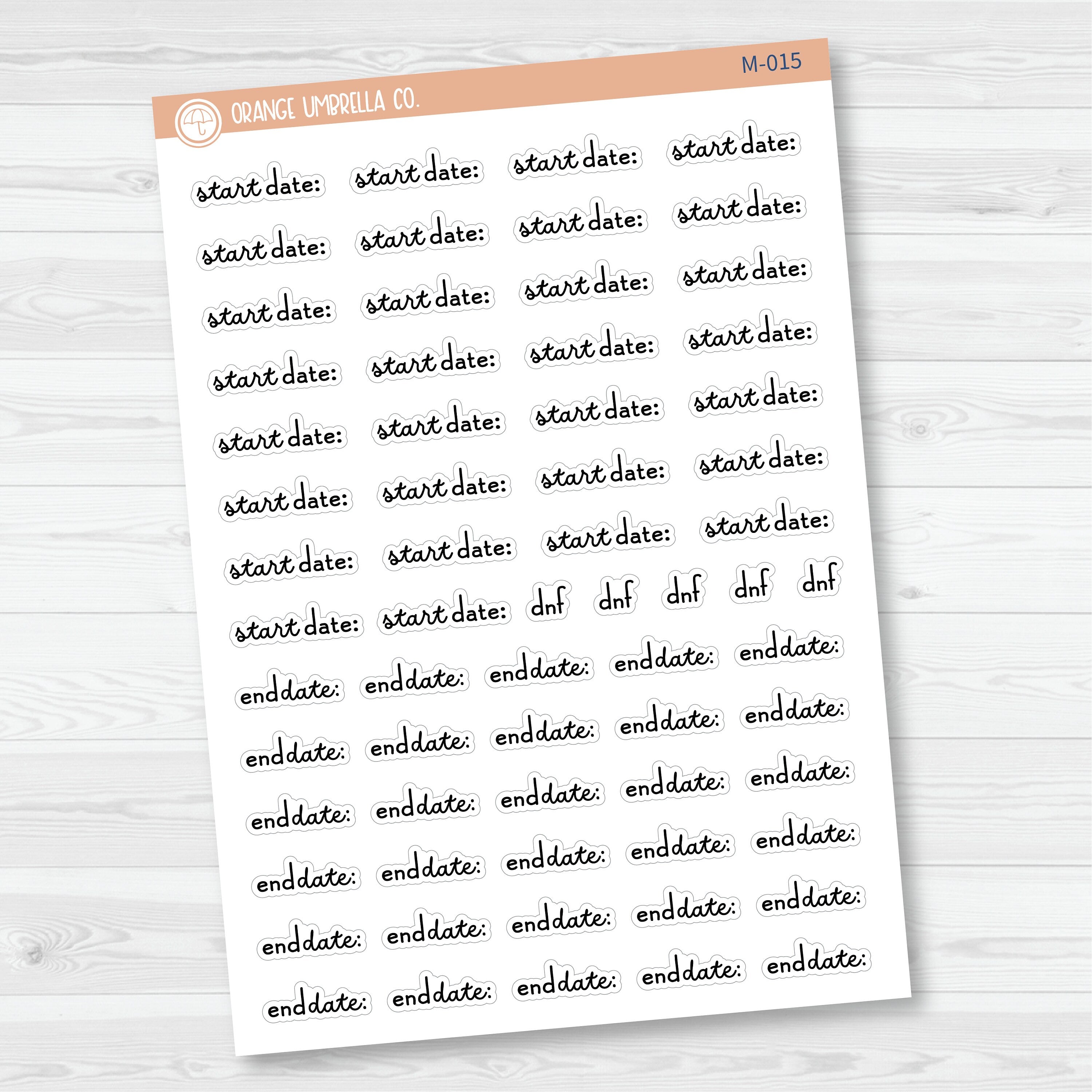 Reading Note Sheet Builder Planner Stickers | M-013, M-014 & M-015
