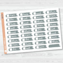 Date Cover Brush Strokes Planner Stickers | Jan-Dec | BB-066-BB-071
