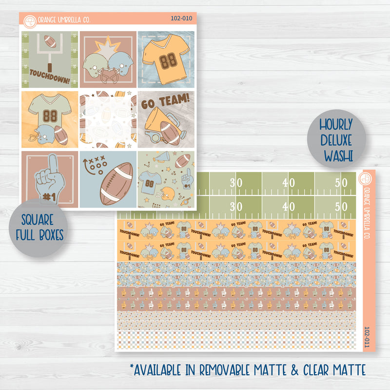 Football Game | Weekly Planner Kit Stickers | Tailgate | 102-001