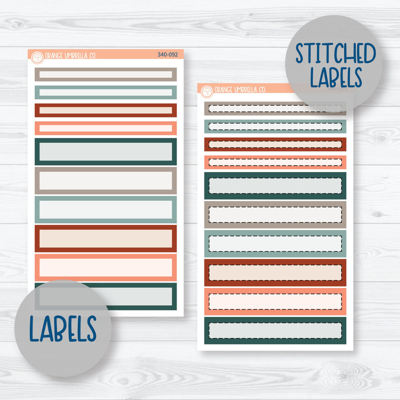 Fall Autumn Stickers | 7x9 Compact Vertical Planner Kit Stickers | Fall Farmer's Market | 340-091