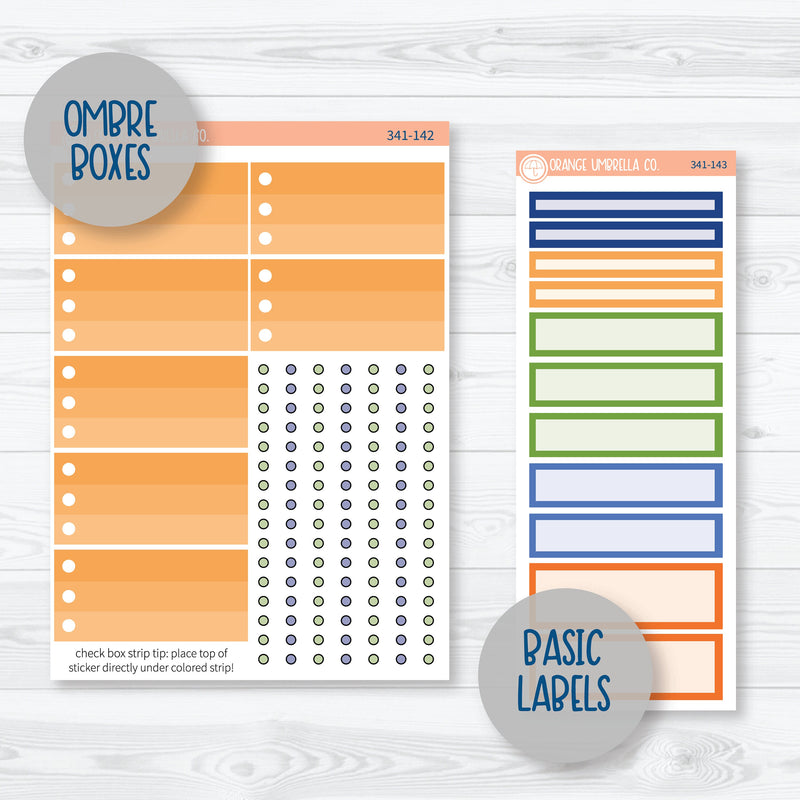 Pumpkins & Pickup Trucks | A5 Plum Daily Planner Kit Stickers | Pickup Pumpkins | 341-141