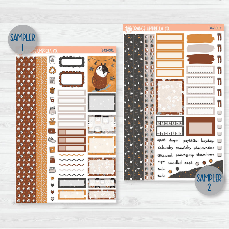 Owl Planner Kit | Weekly Planner Kit Stickers | Side Eye | 342-001