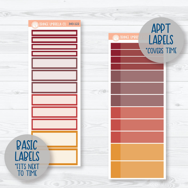 Autumn Pumpkins & Florals | A5 Daily Duo Planner Kit Stickers | Amber Waves | 343-121