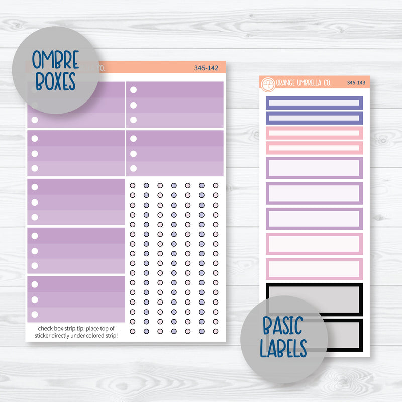 Pink Halloween Kit | A5 Plum Daily Planner Kit Stickers | Spider Queen | 345-141