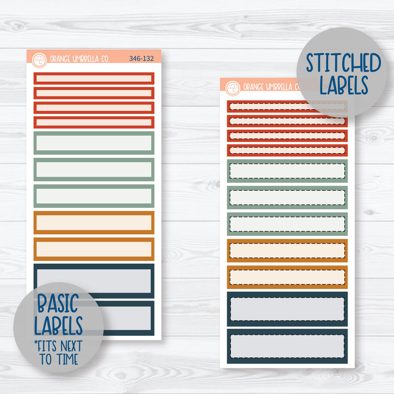 Autumn Floral Kit | 7x9 Daily Duo Planner Kit Stickers | Mallory | 346-131