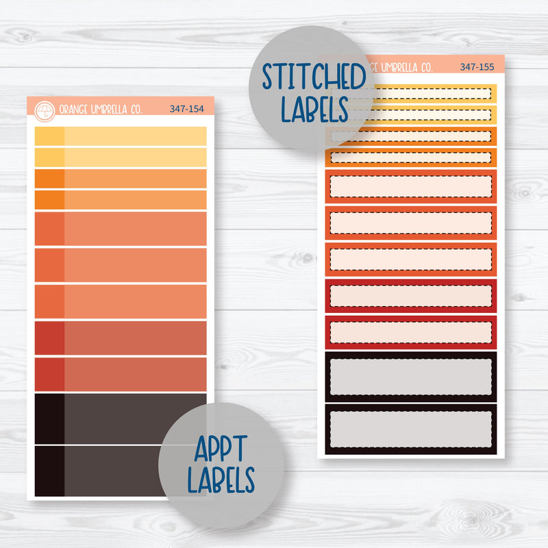 Pumpkin & Ghost Halloween Kit | 7x9 Plum Daily Planner Kit Stickers | Eye of a Newt | 347-151