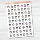 Hand Doodled Clock Icon Planner Stickers | I-475
