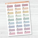 Call Hobonichi Color Stitched Quarter BoxPlanner Stickers | L-510