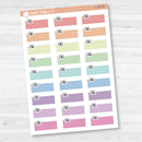 Call Hobonichi Color Stitched Quarter BoxPlanner Stickers | L-510