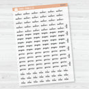 Reading Note Sheet Builder Planner Stickers | Clear Matte | M-013-, M-014 & M-015-BCM