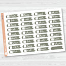 Date Cover Brush Strokes Planner Stickers | Jan-Dec | BB-066-BB-071