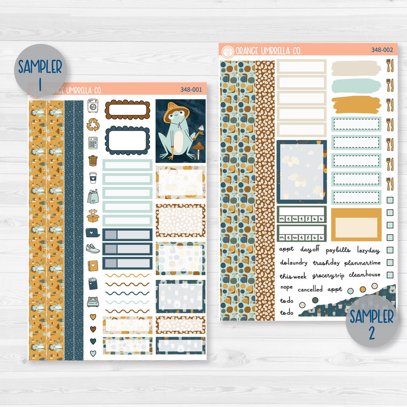 Fall Frogs Kit | Weekly Planner Kit Stickers | Toadally | 348-001