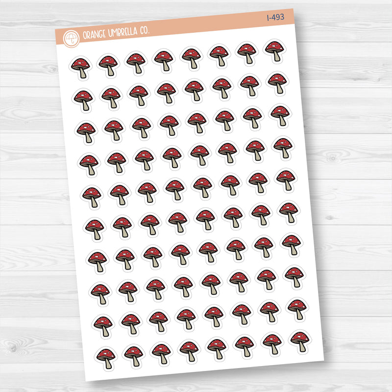 Mushroom Icons Planner Stickers | I-493