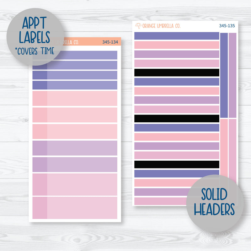 Pink Halloween Kit | 7x9 Daily Duo Planner Kit Stickers | Spider Queen | 345-131