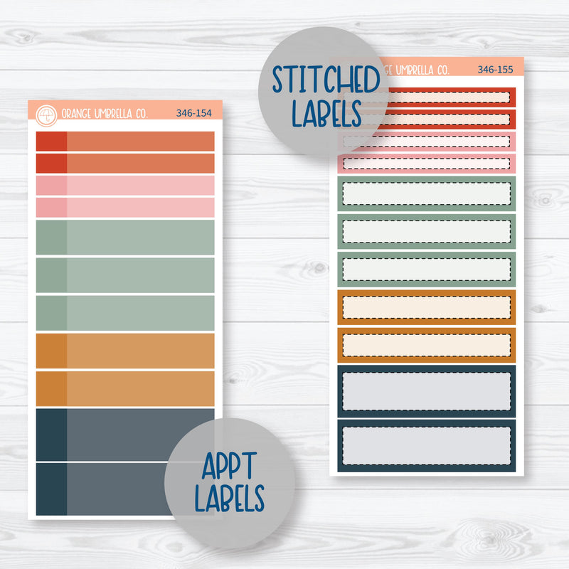 Autumn Floral Kit | 7x9 Plum Daily Planner Kit Stickers | Mallory | 346-151