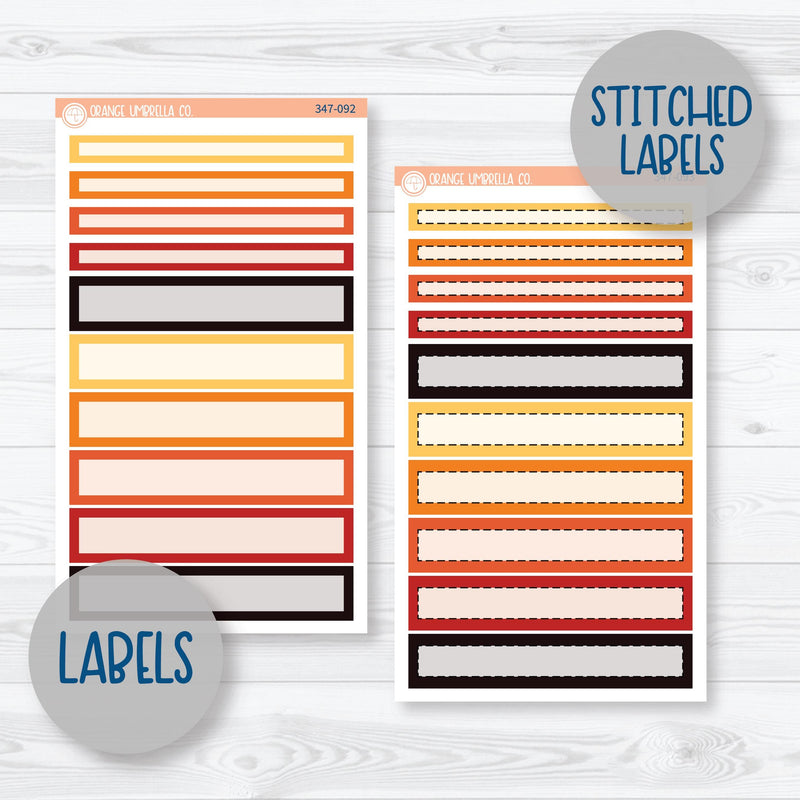 Pumpkin & Ghost Halloween Kit | 7x9 Compact Vertical Planner Kit Stickers | Eye of a Newt | 347-091