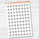 Mushroom Icons Planner Stickers | I-493