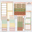 Thanksgiving Planner Kit | A5 Daily Duo Planner Kit Stickers | Turkey Trot | 350-121