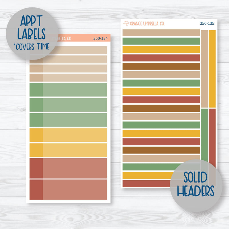 Thanksgiving Planner Kit | 7x9 Daily Duo Planner Kit Stickers | Turkey Trot | 350-131